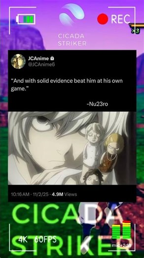 📓🧠”Light Thought He Had It All Figured Out… Then Near Said ‘Take a Look at This Page’ and Won”😮💀