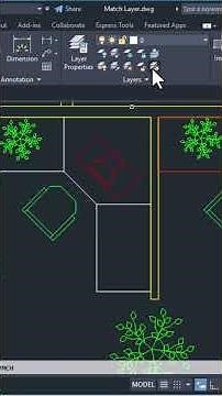 10. How to use Match Layer command in AutoCAD