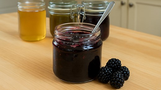 Confiture de mûres sans pépin