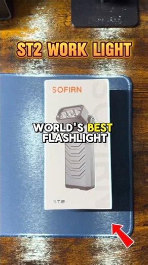 I got the world’s BEST flashlight! 🔦‼️ - Sofirn ST2 Work Light