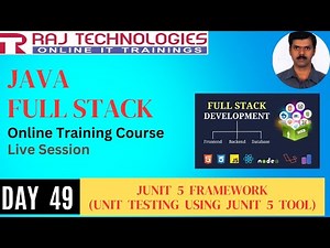Day 49 | Java Full Stack Online Training Course Live | 27th June 2024