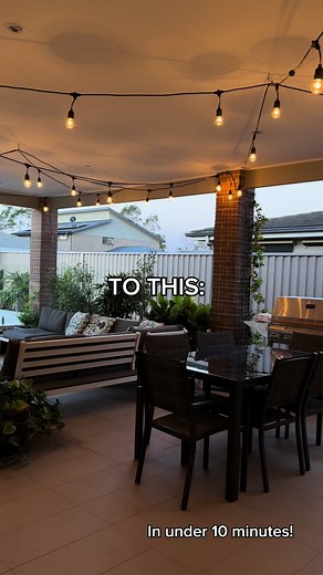 Transform Your Patio with Festoon Lighting in Minutes