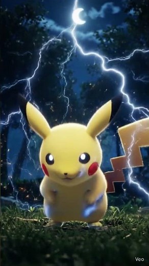 Pichu Evolves into Pikachu ⚡ Realistic Anime Evolution