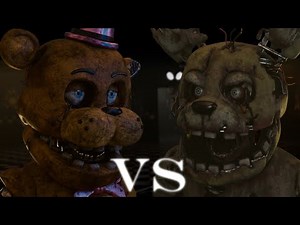 SPRINGTRAP VS GOLDEN FREDDY [FNAF ANIMATION]