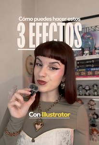 cómo puedes hacer estos efectos de diseño tan chulos en illustrator, en menos de un minuto🧚🏻‍♀️ para que los apliquéis en vuestros proyectos creativos🙇🏻‍♀️🙇🏻‍♀️🙇🏻‍♀️🙇🏻‍♀️ el de bitmap es mi obsesión últimamente #efectos #illustrator #diseñografico #fyp