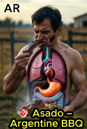 Asado – Argentina’s Legendary BBQ 🇦🇷 3D Anatomy Inside Your Body