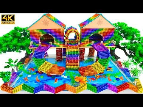 🔴DIY Build a Playground for Hamster with Magnetic Balls #5