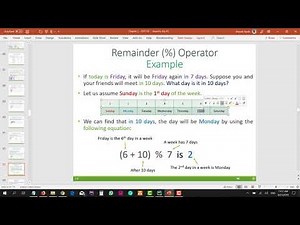 CPIT110 Chapter 2 (#22): 2.8 Numeric Data Types and Operators - Part 2 of 3