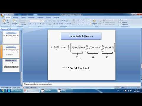 Méthode de Simpson: Programme écrit en Fortran