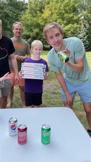 "Soda Can Roulette Game 🤪 Kids, dad, and family play outdoor table game with soda cans and prizes. Special cash prize for the winner. #fblifestyle " #nmlive 🎬 This video was produced by Network Media and Benson Bros | Your Turn Games
