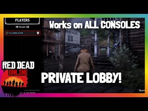 RED DEAD ONLINE PRIVATE LOBBY GLITCH! POKER TABLE LOBBY GLITCH! (RED DEAD REDEMPTION 2)