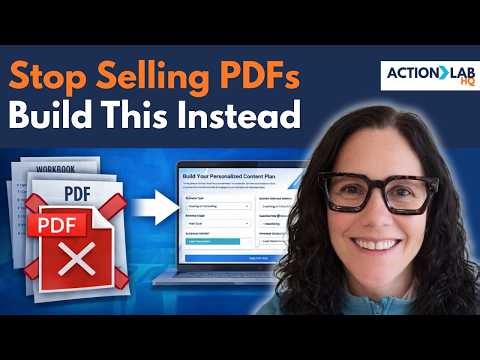 Stop Selling PDFs Create These Instead