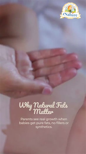 Natural fats or synthetic oils: what's best for your baby? Choose nature's pure fats—no fillers, no synthetics. Parents tell us their babies thrive with our natural approach. #MAHA #DesignedByNature #RealFoodFormula Learn More www.designedbynature.net