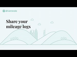 Report your trips: Share your mileage logs