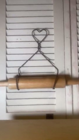 Vintage Twisted Metal Heart Rolling Pin Hanger Farmhouse Kitchen Wall Display, Cottagecore Grandmacore Baking Decor Rustic Primitive Country - Etsy