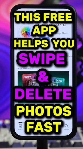 This Free App Helps You Swipe & Delete Photos Fast! #CleverCleaner #SwipeToDelete #FreePhotoCleaner