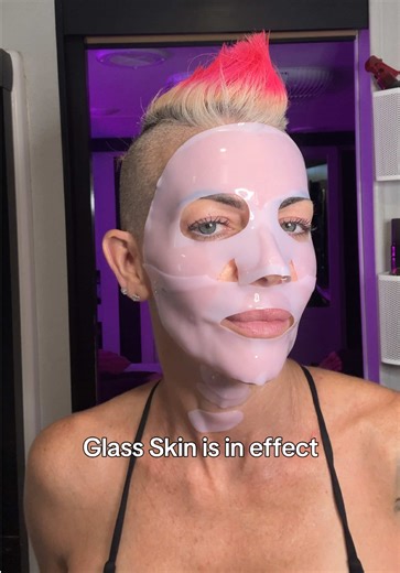 @medicube global has won my heart! This 51 year old skin has seen a dramatic change since using their sets. Here is a run down of my nighttime routine using one of their PDRN masks. It is so hydrating and has plumped my skin like no other! If you need a new skin care routine, this is my go to! ##glassskin##medicube