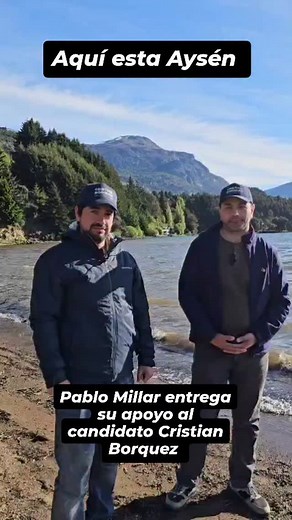 Pablo Millar, líder del equipo de infraestructura del Programa de Gobierno de Johannes Kaiser entrega su apoyo a nuestro candidato Cristian Borquez para la Región de Aysén. Contamos contigo para llevar a Cristian al Congreso Nacional. #chile #2025 #economía | Victor Max Tapia