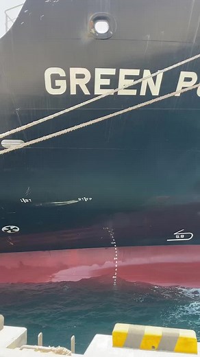 Exploring the Rusty Cargo Ship GREEN POLE at Dock