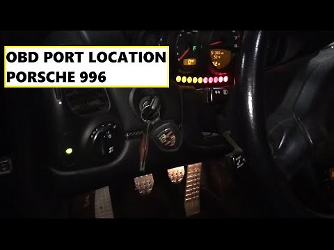 OBD Port Location Porsche 911 (996)