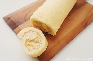 Sumopocky | Custom Bakes: Tokyo Banana Roll Cake Recipe