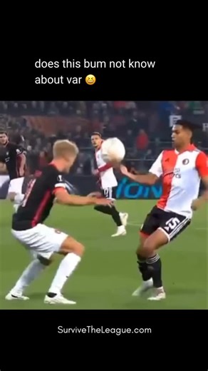 Survive the League on Instagram: "The introduction of VAR (Video Assistant Referee) fundamentally altered how goals are judged, shifting football away from spontaneity and toward verification. While the system was designed to reduce error, it also eliminated a category of moments that once defined the sport’s mythology. Actions like the one shown — a handball used to gain advantage, unnoticed in real time — would have existed unquestioned in earlier eras. Today, they are dissected frame by frame