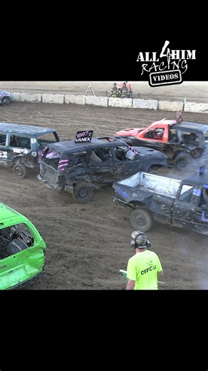 Clip from “Demolition Derby HARD HITS 2020” #derby #demolitionderby #demoderby #derbycar #derbylife | All 4 Him Racing Videos