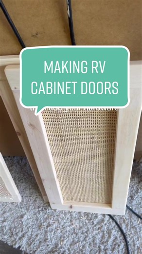 RV Cabinet Doors DIY Project Tutorial