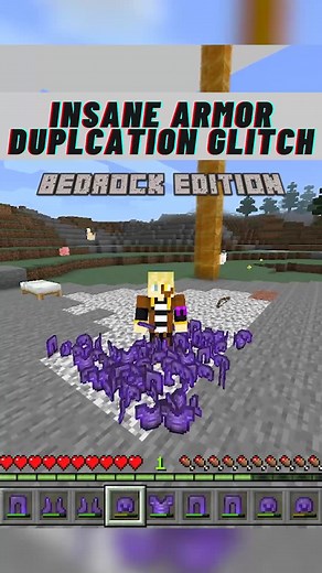 How to duplicate your armor on Minecraft Bedrock Edition!#minecraft#minecrafthacks#minecrafttutorial#gaming#bedrockedition#mcpecred: ITsMe James on YT