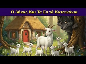 Ο Λύκος και τα Επτά Κατσικάκια 🐺🐐 Παραμύθι για Παιδιά | Ελληνικά Παραμύθια | Μια Φορά κι Έναν Καιρό