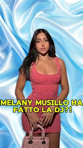 Melany Musillo ha fatto la dj?!🔔#contentcreator #shortsvideo #gossip