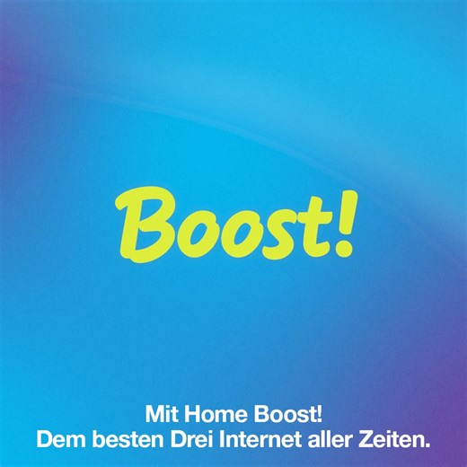 Streamen, surfen, gamen! Mit dem besten Drei Internet aller Zeiten bist du daheim so schnell wie noch nie 🚀 Mehr dazu auf drei.at/boost #Boost #LeistungHochDrei #BoosteDeinZuhause #ZuhauseInternet #bestesDreiInternetAllerZeiten | Drei Österreich