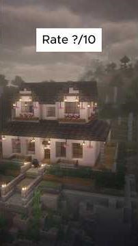 How to build a Modern Forest Cottage🏠 #minecraft #minecraftbeauty #minecraftbuilding #easyhouse