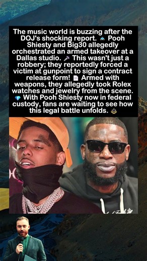 The Legal Charges Against Pooh Shiesty and Big30: DOJ Case Overview