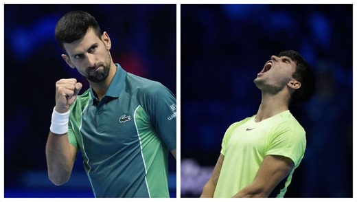 "Best match of the tournament for me without a doubt" - Novak Djokovic on straight-sets win against Carlos Alcaraz in ATP Finals SF