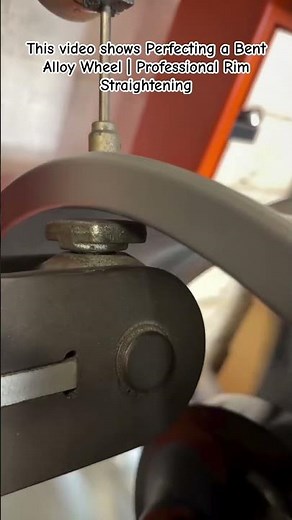 How to Fix Wheel Runout Like a Pro 🛠️ #AlloyWheelRepair #RimStraightening #MechanicLife#shorts