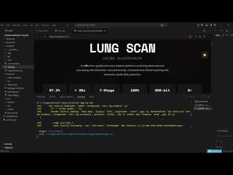 Lung Cancer Multistage prediction using machine learning and Blockchain technology