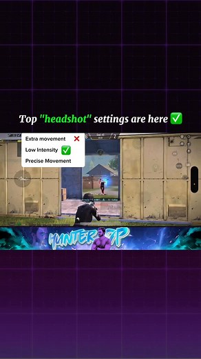 HunterOP-Pubgm tips on Instagram: "Best settings for headshots in bgmi/pubgm How to perfect aim in pubgm/bgmi Unlock your full aiming potential with the best PUBGM & BGMI headshot settings! If you’re a beginner, these sensitivity and setup tips will help you land perfect headshots most of the times. In this video, i break down the best settings for improved accuracy and faster reactions in both PUBG Mobile and BGMI. Learn how to tweak your controls and sensitivity to maximize your gameplay and d