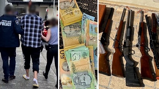 Bikies arrested - guns and drugs seized in nationwide crackdown