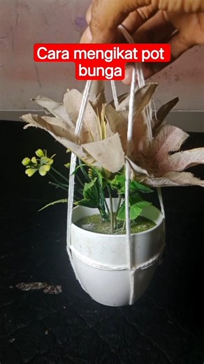 cara buat gantungan pot bunga #videoshort #tutorial #idekreatif