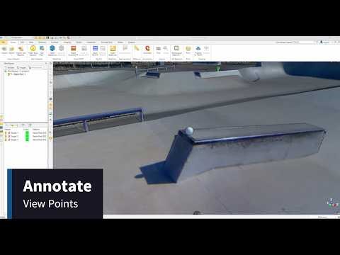 Trimble RealWorks 2026.10 | View management in annotations