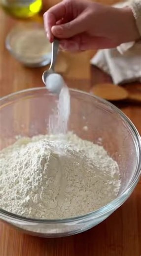 Homemade Ciabatta Bread Recipe Ingredients : ▪️3 cups (360g) all-purpose or bread flour ▪️1 ¼ tsp salt ▪️1 tsp instant yeast ▪️1 cup (240ml) lukewarm water ▪️1 tbsp olive oil (for greasing) Instructions : Make the Dough In a large bowl, whisk together the flour, salt, and yeast. Add the lukewarm water and stir with a spoon or spatula until a soft, sticky dough forms. It should look rough but uniform. Cover with a damp towel or plastic wrap. First Rise (1 hour): Let the dough rise at room tempera