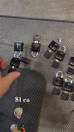 Master Lock® Covered Keyed Padlock - Black $1 ea. $10 for all