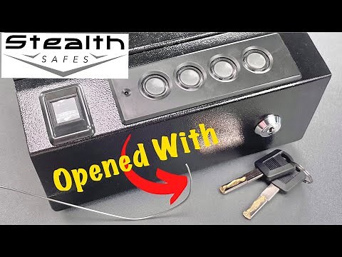 [1465] Stealth “SwiftVault” Biometric Gun Safe Opened With Wire