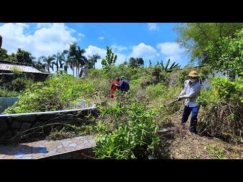 $1M VILLA — Cleaning a FILTHY 5-Year Abandoned POOL Using PROFESSIONAL EQUIPMENT