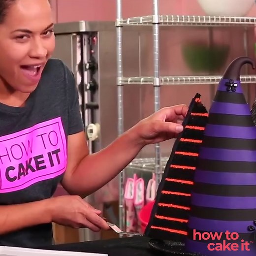 76K views · 1.9K reactions | Witch Hat Cake! 粒 | How To Cake It | Facebook