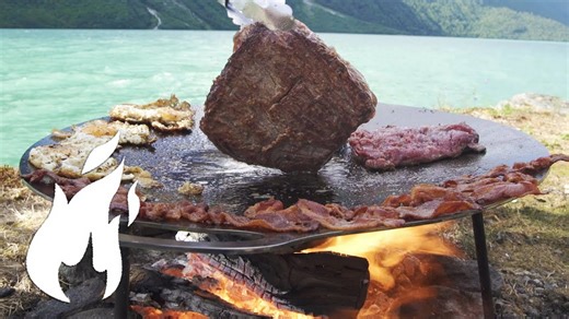 Ultimate BBQ Breakfast Cooked Over Fire🔥