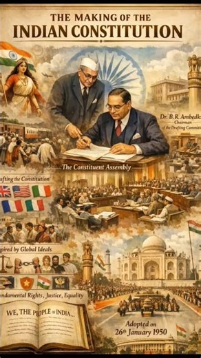 “Kisne likha India ka Constitution? Sach jaan ke hairaan ho jaoge!”#shorts #feed#facts