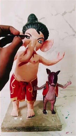 How to making Ganesh Murti ganeshji banana video #ganesh #shorts #vairal #art