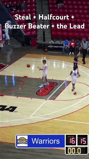 Bluegrass Blazer's Wood with the incredible play to end the 1st quarter in their Day 1 matchup.